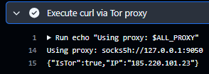 Tor curl second run