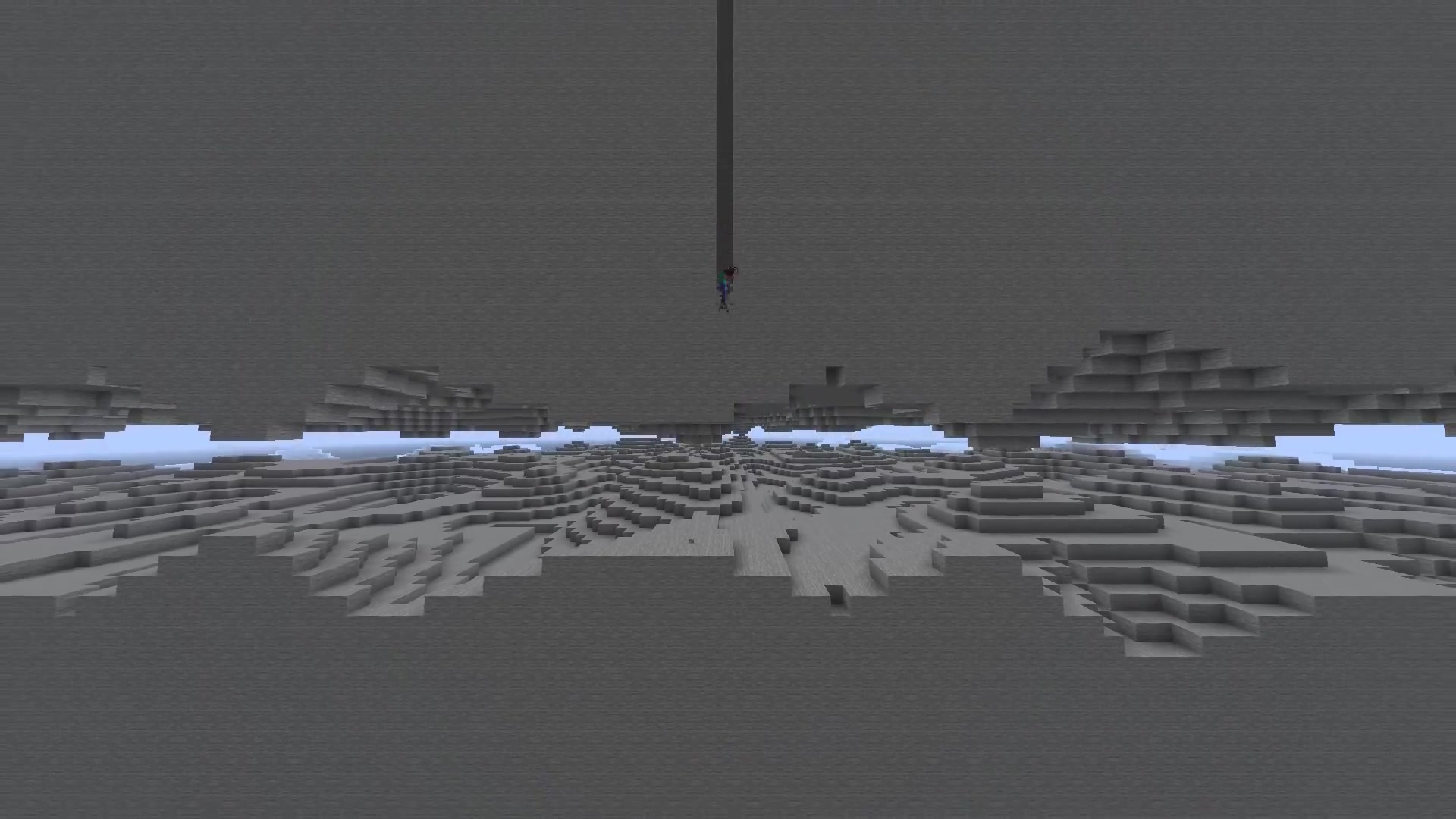 Caves generated by mirroring surface terrain