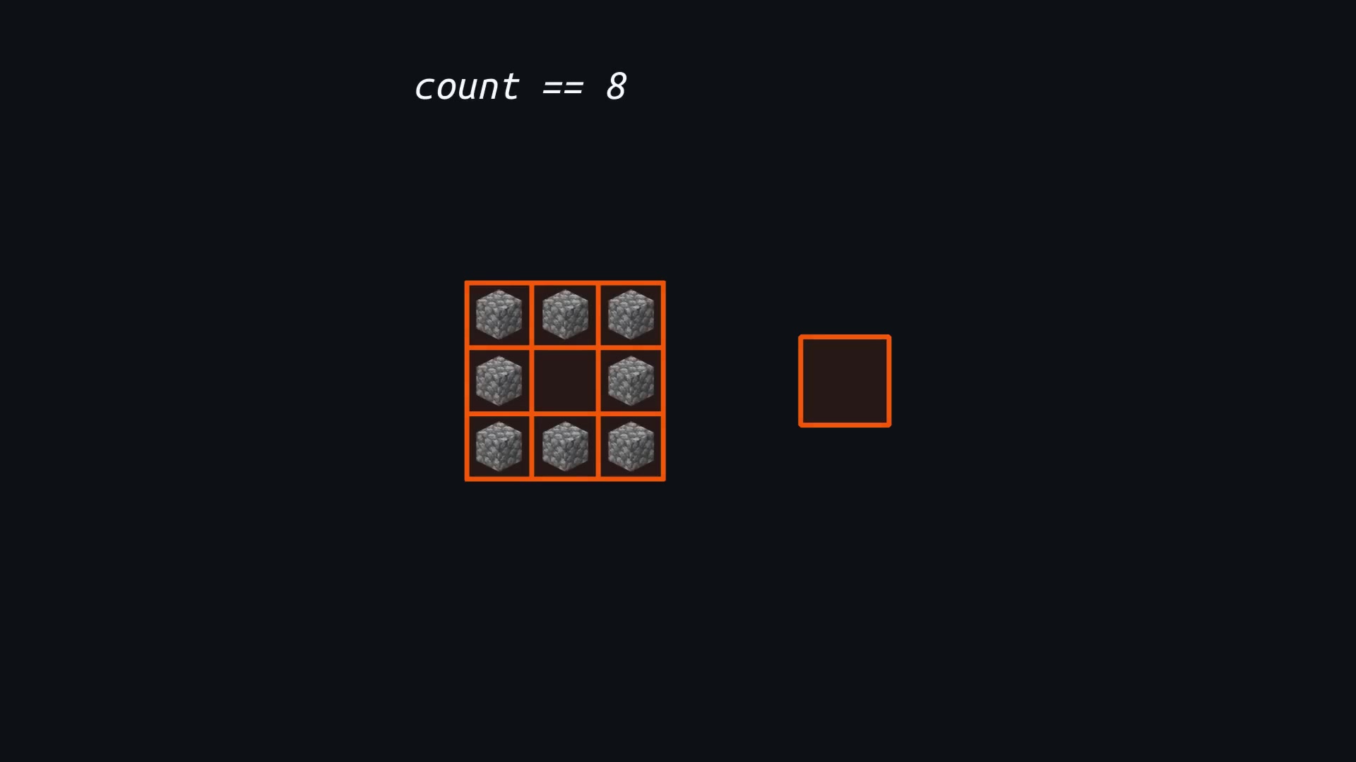 Crafting and chest interface in Bareiron
