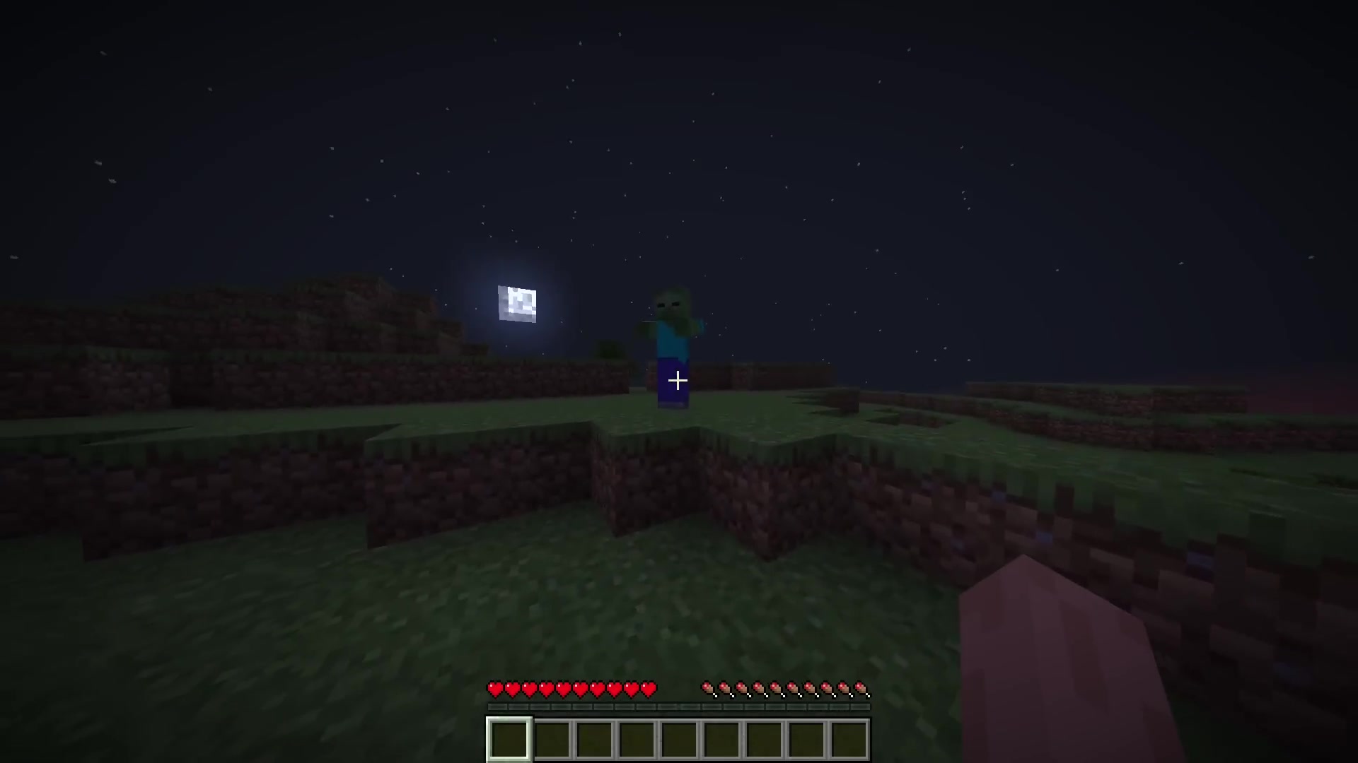Mobs in Bareiron -- zombies, pigs, sheep