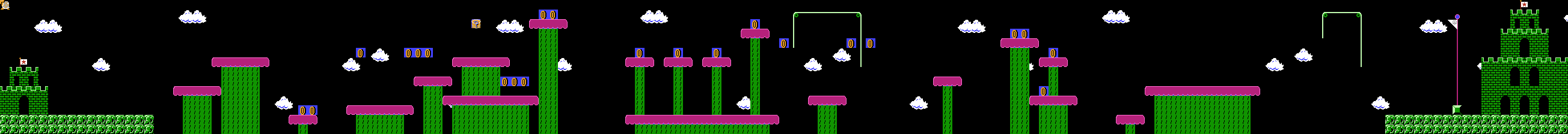 Level ID $03 Water -- sprite pointer $009D points to RAM, unplayable level
