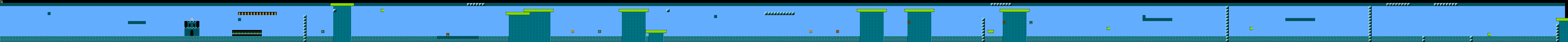Level ID $4D (castle) -- world 62-1, Mario stuck at spawn